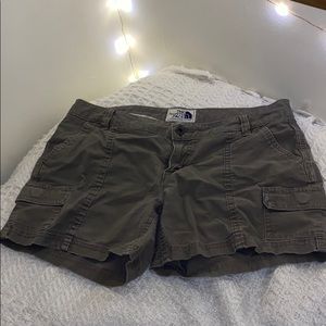 Olive Green North Face Shorts